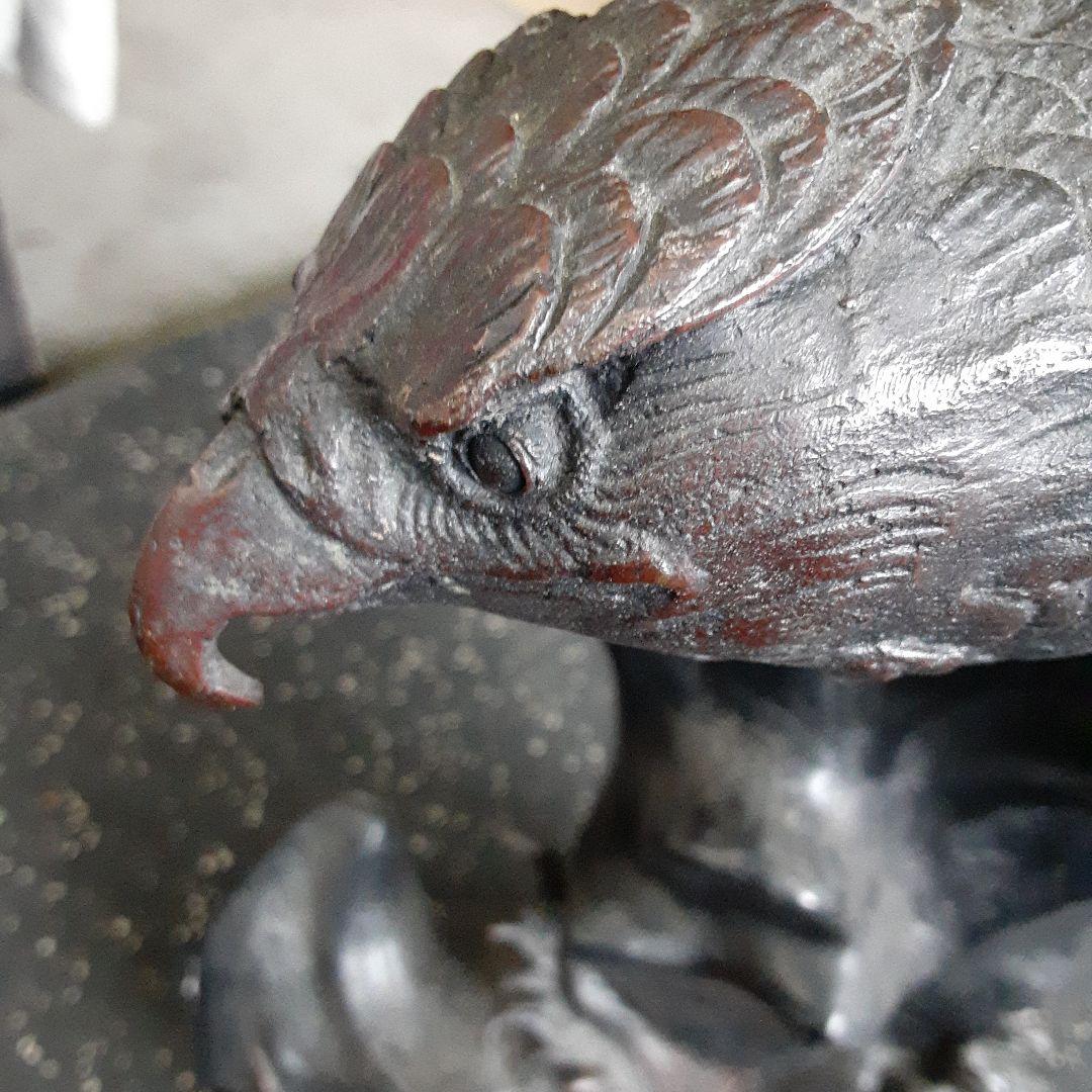 希少大きな鷲の銅製品の金属置物アートオブジェ