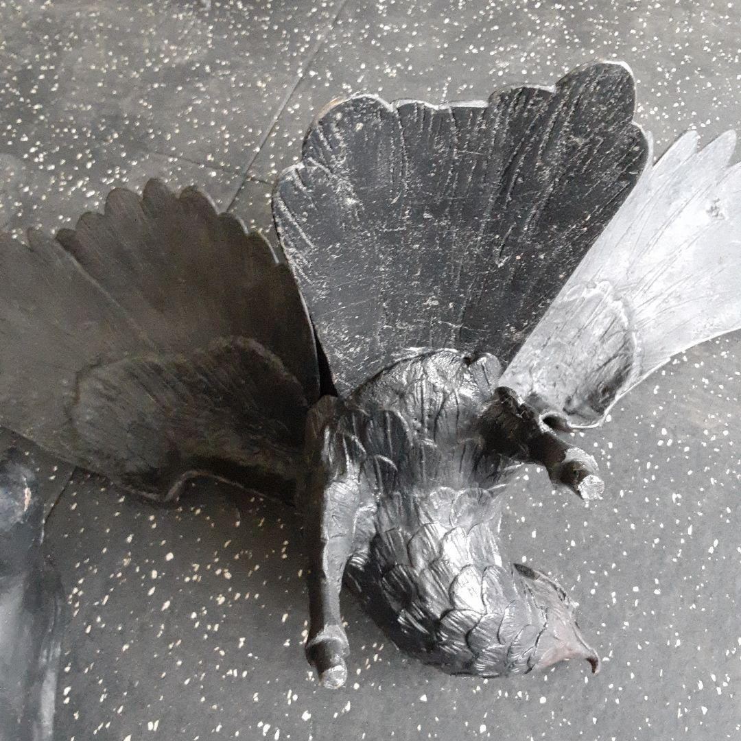 希少大きな鷲の銅製品の金属置物アートオブジェ