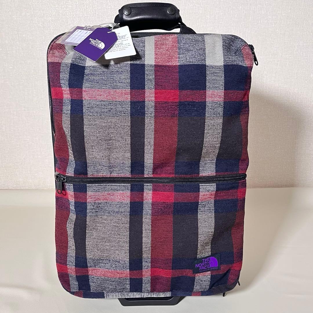 【新品未使用】ノースフェイス パープルレーベル　キャリーケース　シャトルローラー