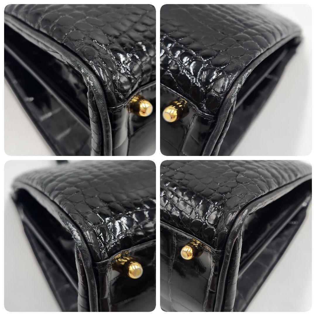 入手困難✨最高級 リアルクロコダイル トートバッグ 鰐革 ターンロック