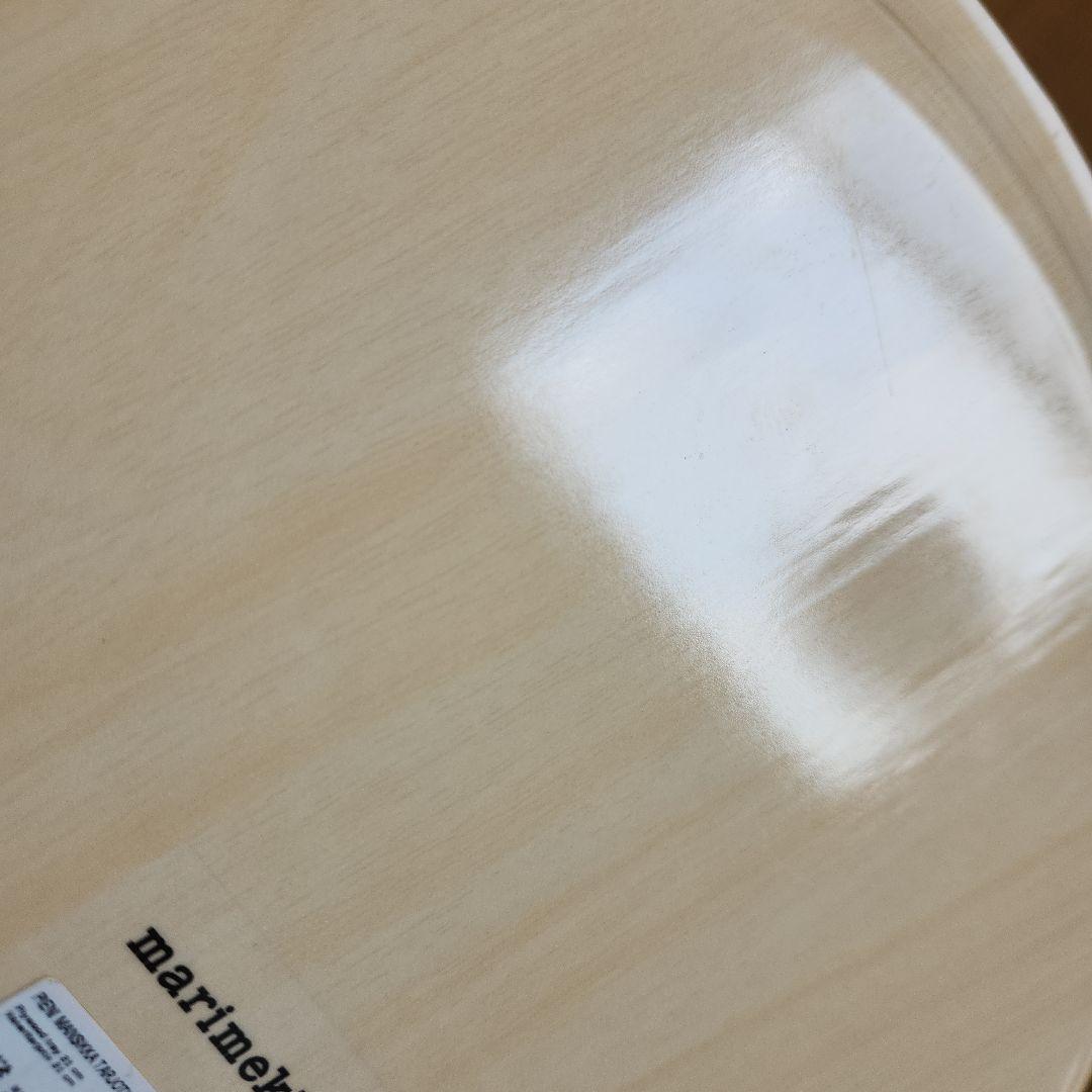 けいこママ　マリメッコ　マンシッカ　トレイ　ピンク　marimekko