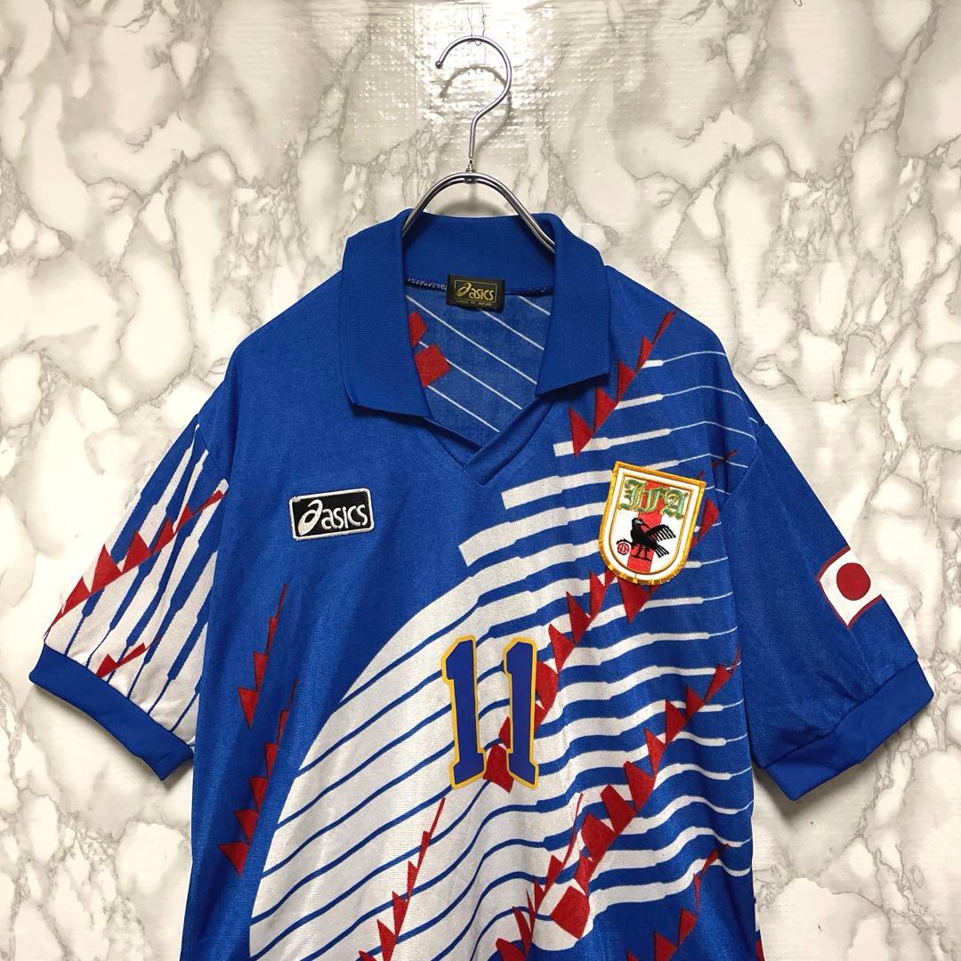 1994年 日本代表 ユニフォーム ドーハの悲劇 三浦知良 カズ アシックス