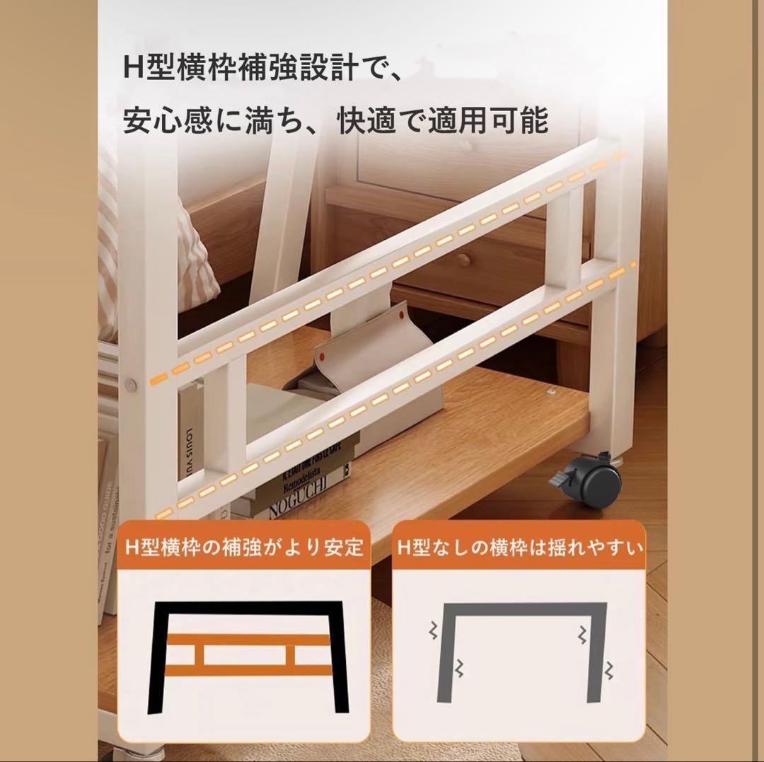 ホワイト 二重天板 パソコンデスク 80x50cm 勉強机