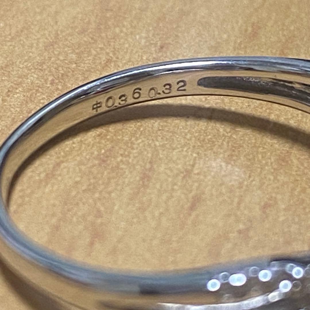 鑑別書付き❣️ピジョンブラッド　ハートシェイプ　ルビーPt900ダイヤモンドリング