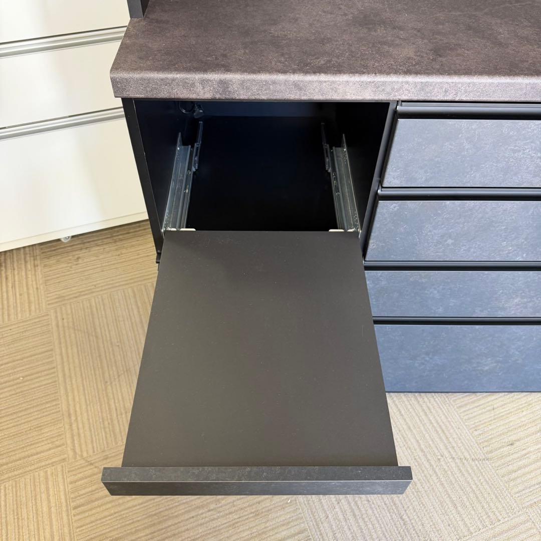 【新品同様‼️】パモウナ 160cm幅キッチンボード フルソフトクローズ仕様