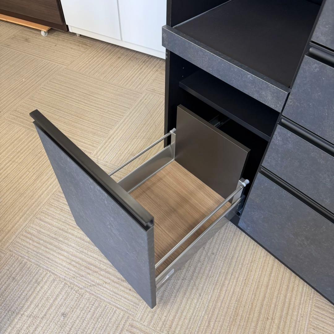 【新品同様‼️】パモウナ 160cm幅キッチンボード フルソフトクローズ仕様