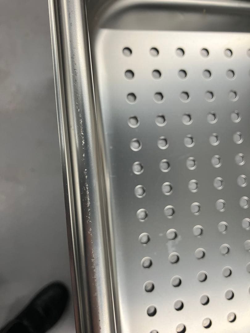 2枚　ホテルパン 穴あき 1/2 深さ65mm