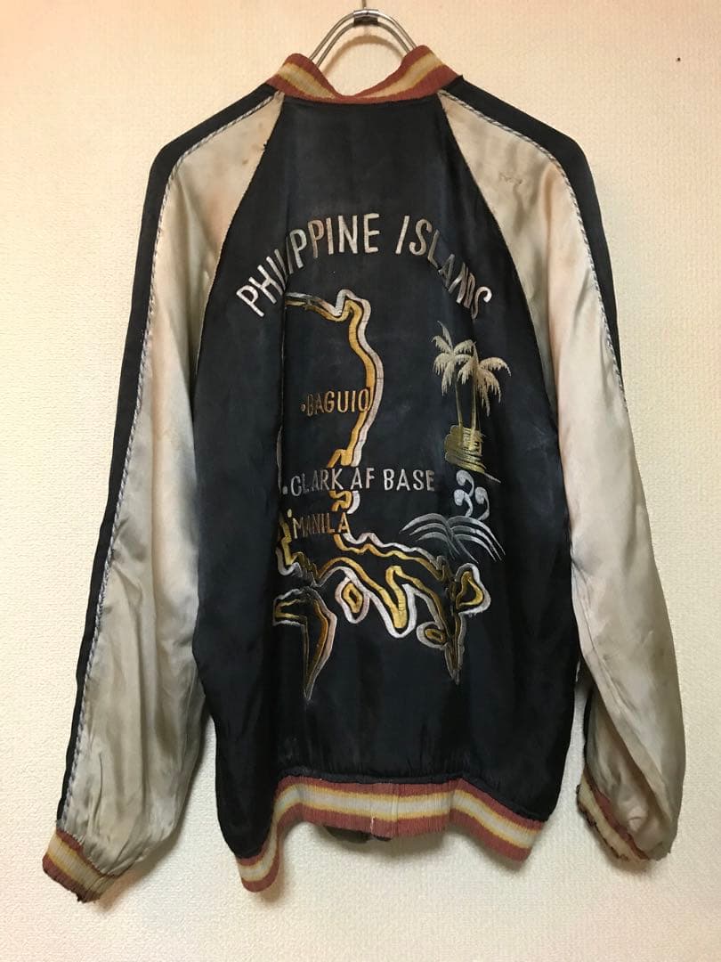 40s 50s 鬼フェード スーベニアジャケット スカジャン ベトジャン