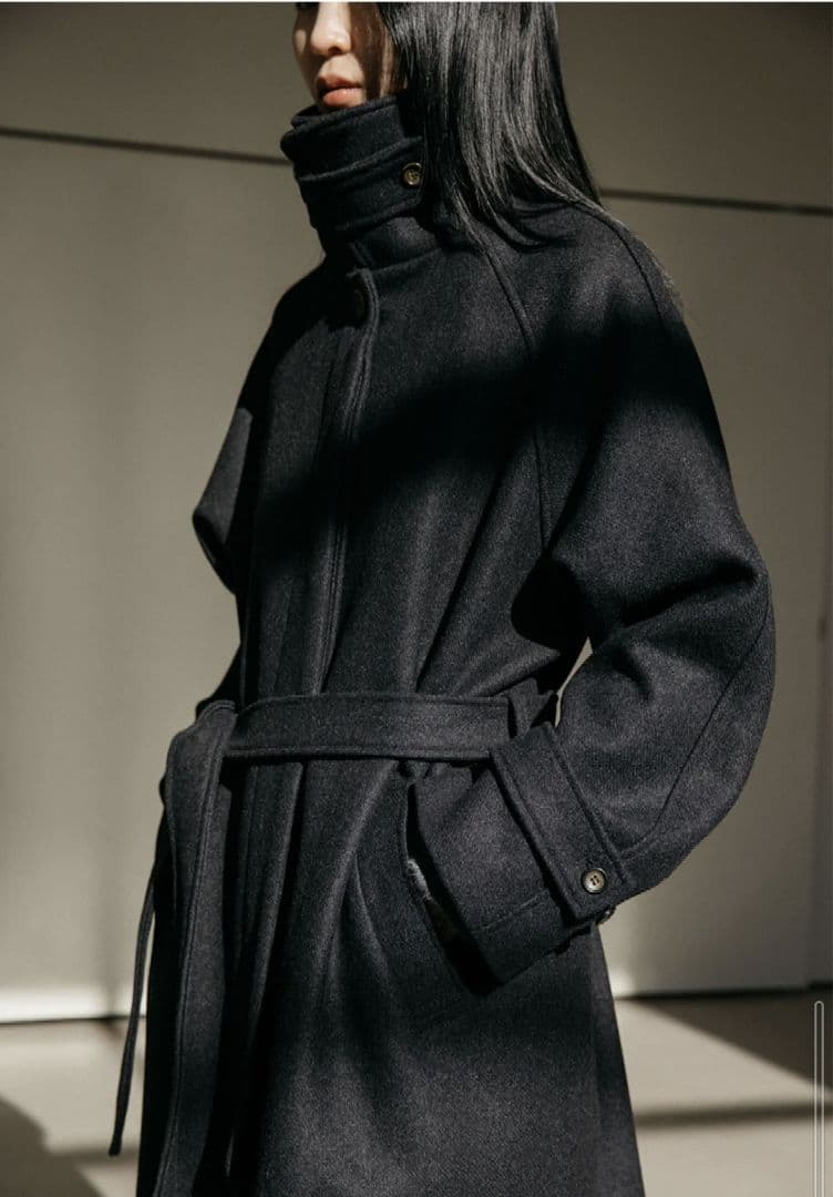 OHOTORO Dublin Coat チャコール ロングコート