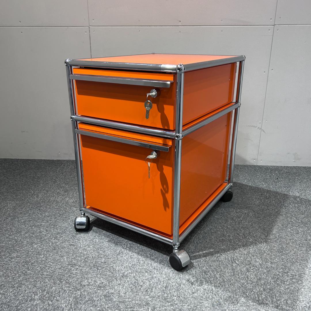 【値下げOK】USM Haller ハラー ワゴン ピュアオレンジ