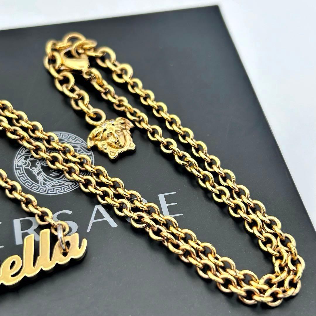 【現行】ヴェルサーチ メデューサ Donatella ネックレス ゴールド