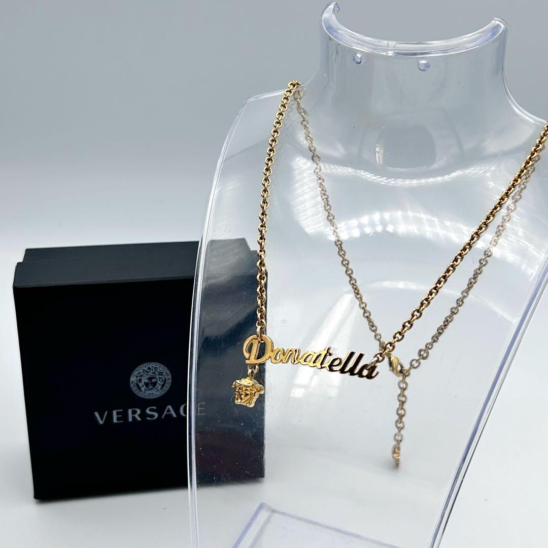 【現行】ヴェルサーチ メデューサ Donatella ネックレス ゴールド