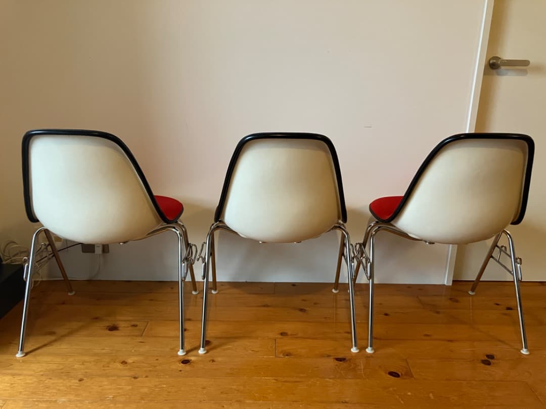 EAMS Sideshell Stacking Base イームズチェア 3脚