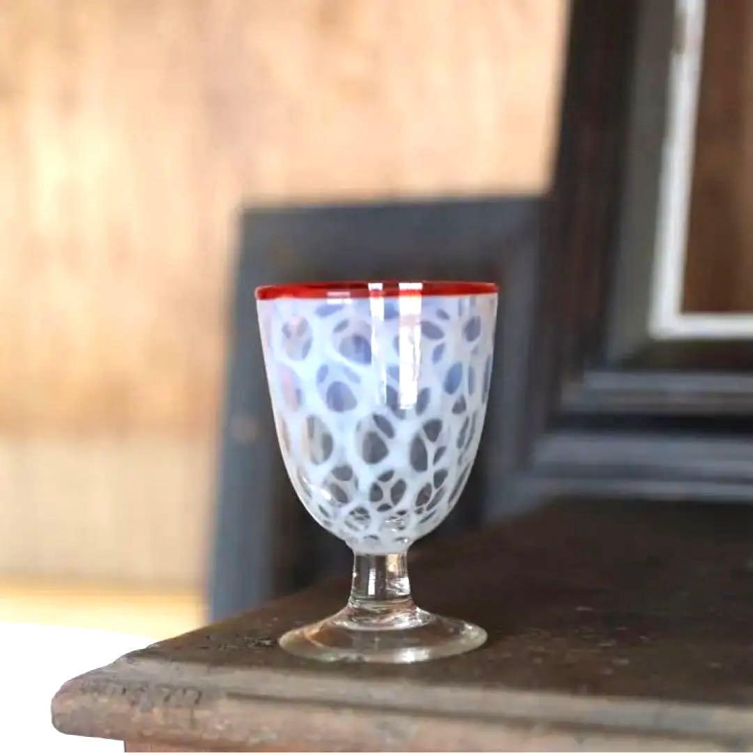 氷コップ　脚付きガラス