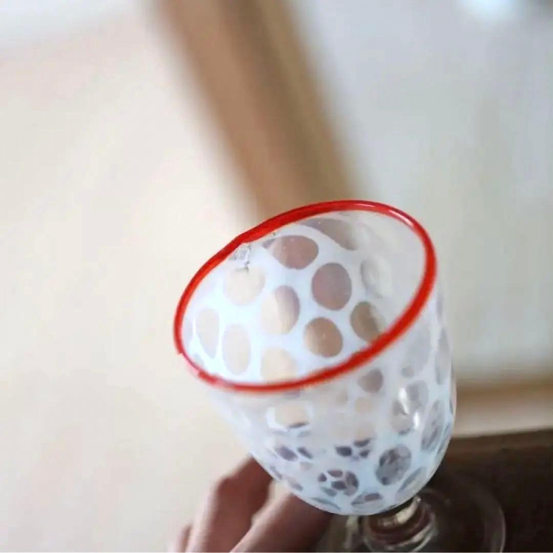 氷コップ　脚付きガラス