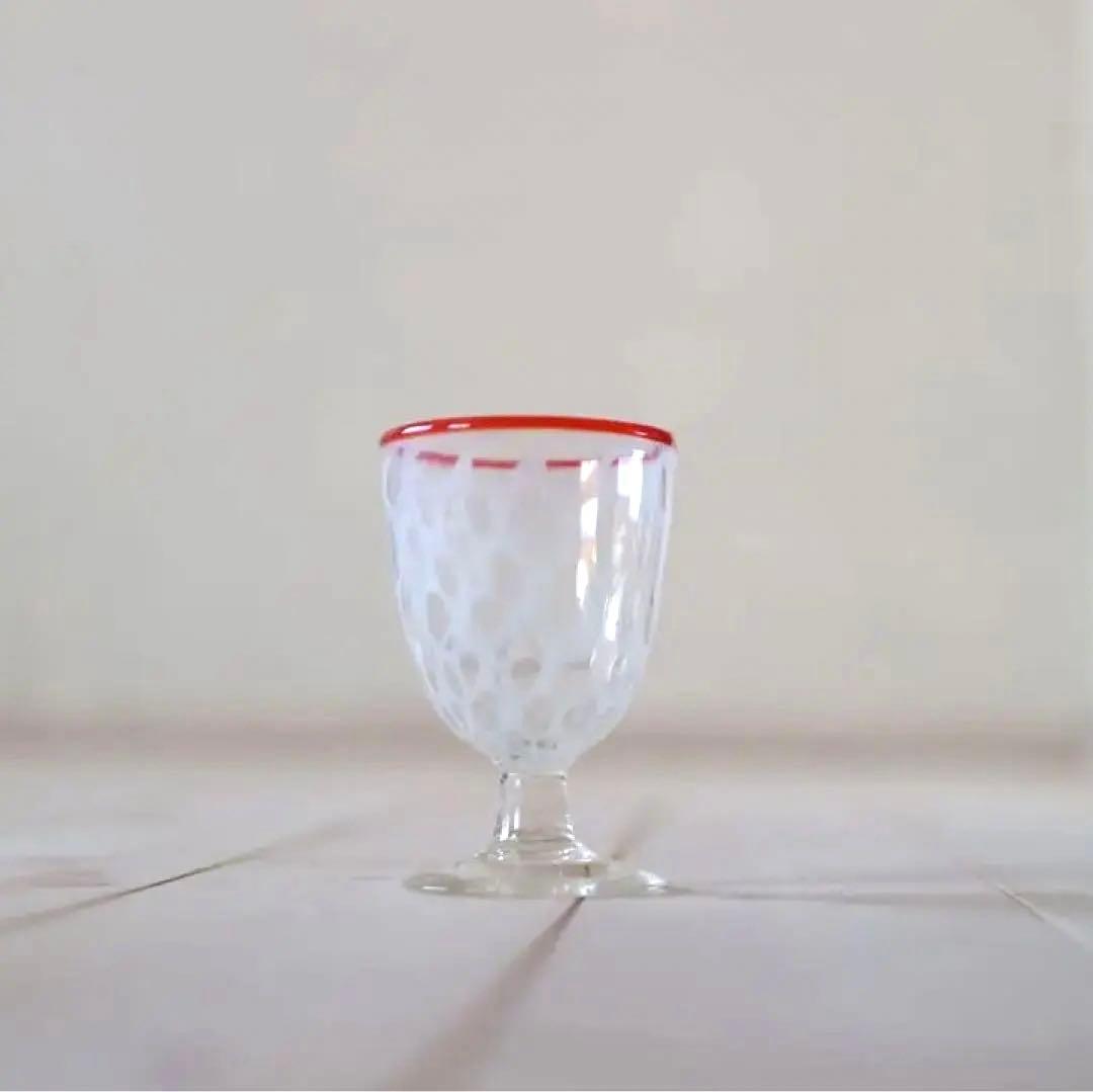 氷コップ　脚付きガラス