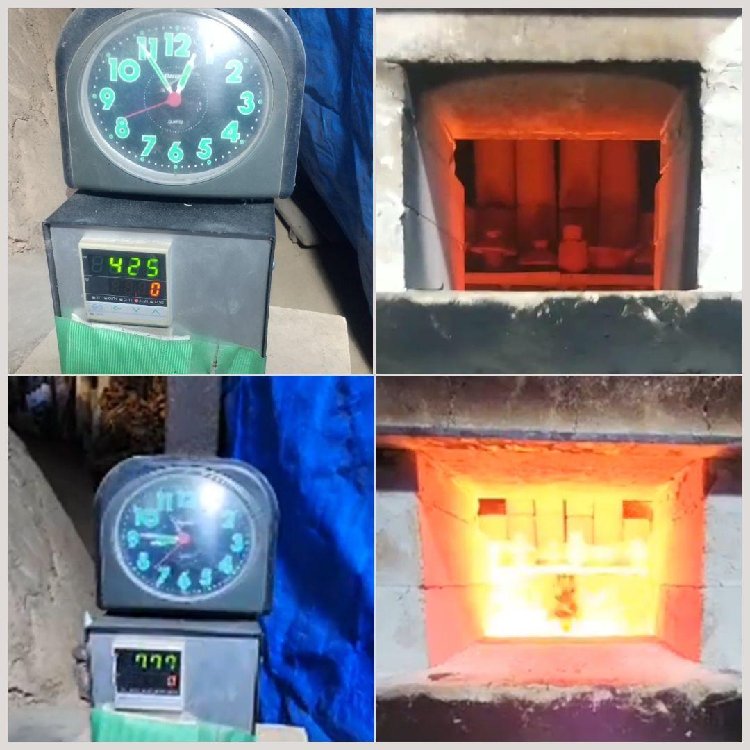 【2419】三連鉢…備前焼