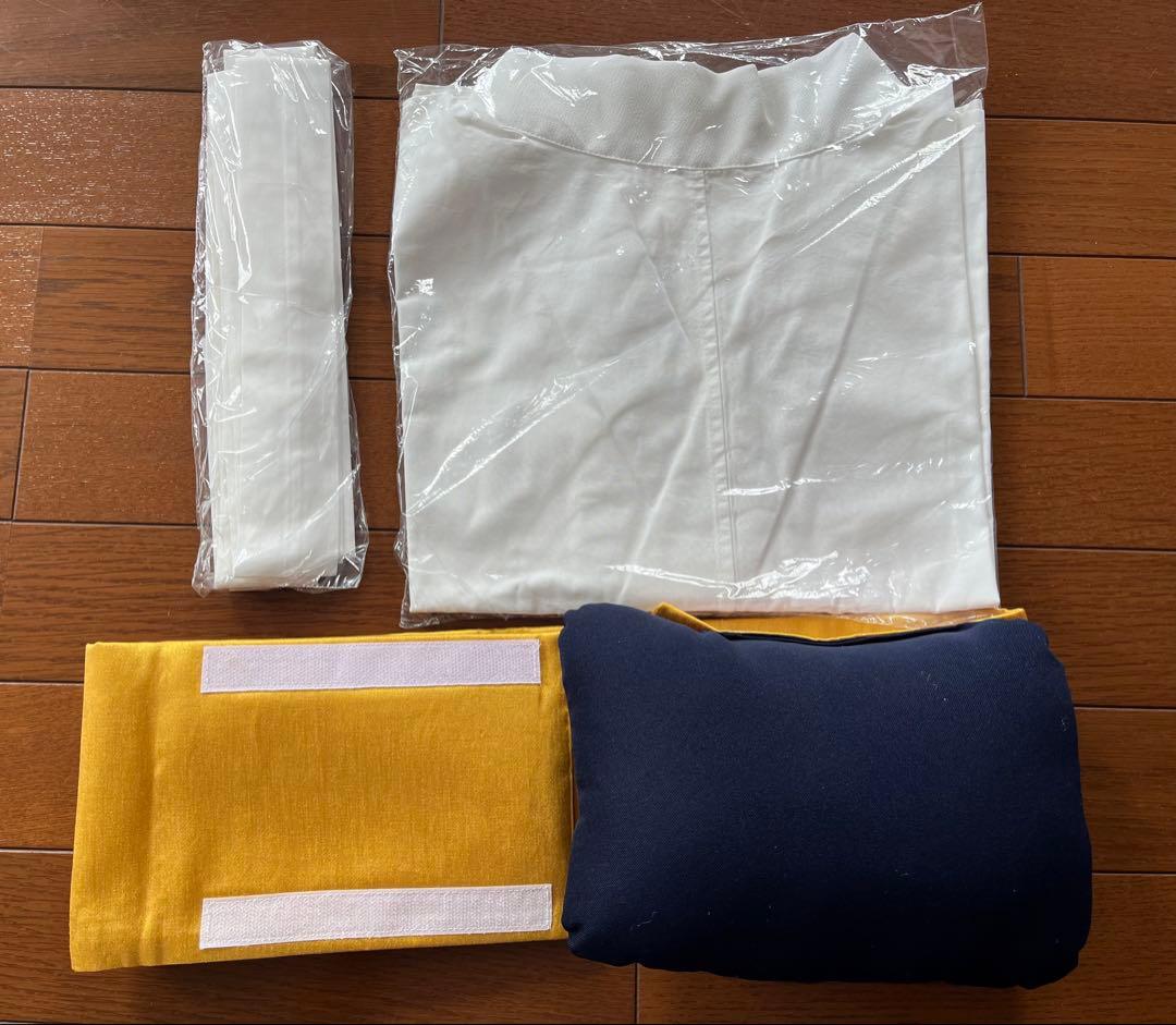 袴セット 髪飾り付き赤色 花柄 150cm アリサナ