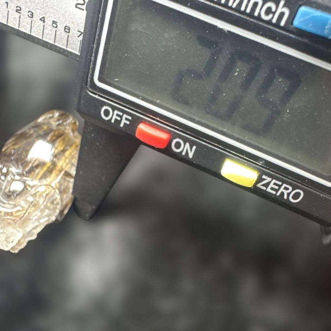 【高品質】ゴールドルチル　龍亀　天然石置物　2個セット　台座付