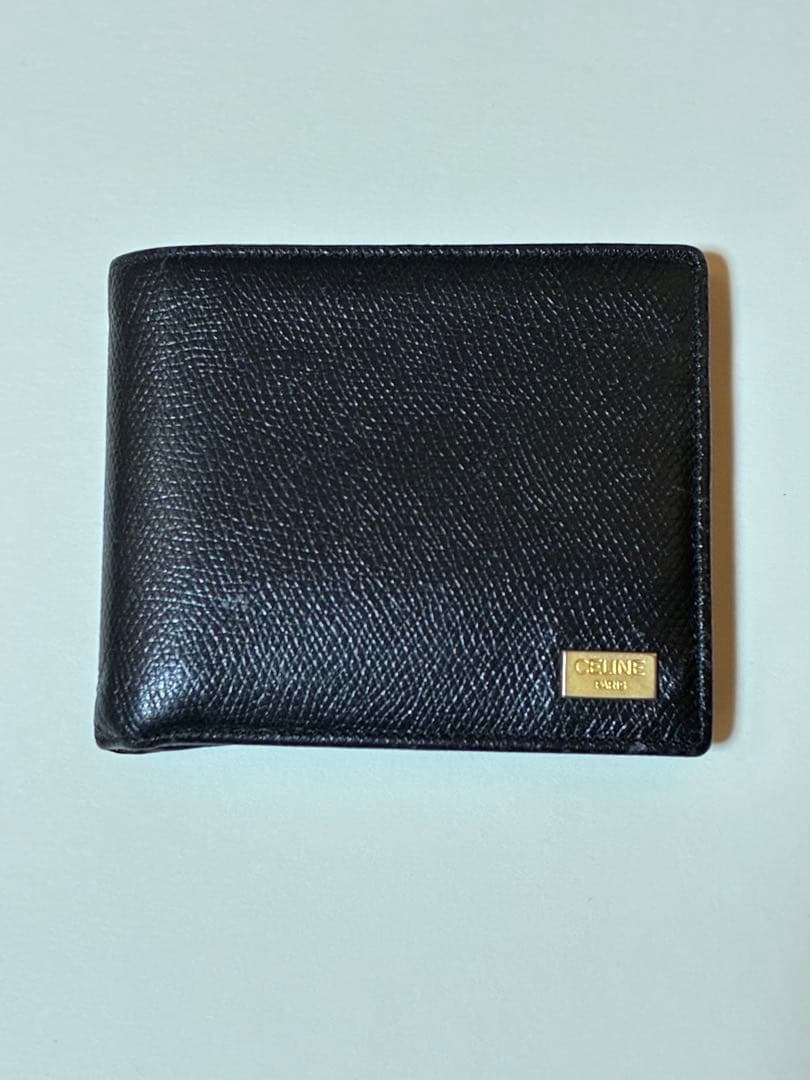 【くりすてぃあーの】CELINE 80s-90s レザー 二つ折り財布