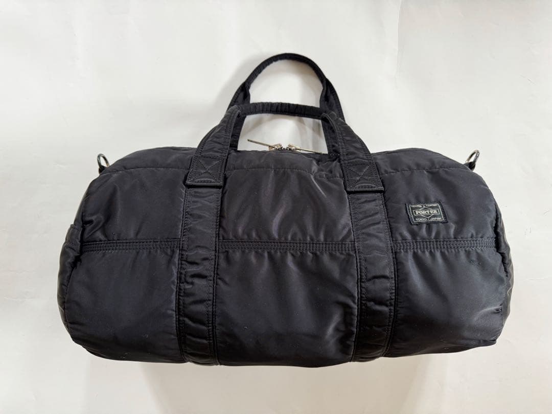 ポーター タンカー ドラムバッグ ボストンバッグ ブラック PORTER