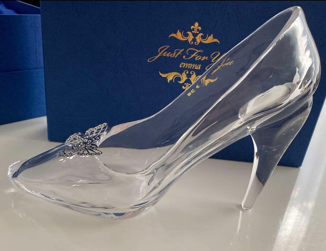 ガラスの靴 エマ 23.5cm 蝶々