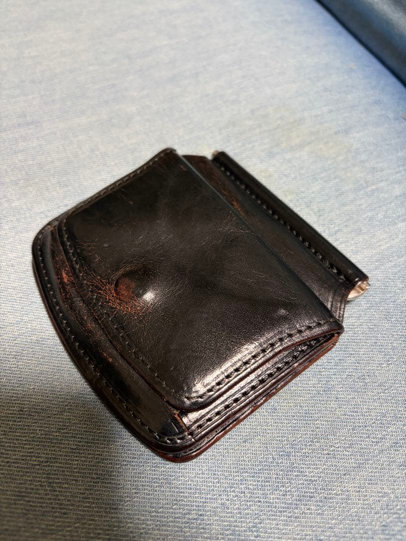 6t leather works マネークリップ　ホースバット