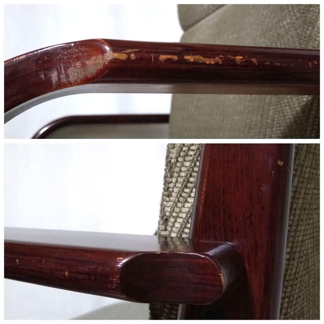 karimoku　オールドカリモク　デスクチェア　ヴィンテージ　ロッキング機能