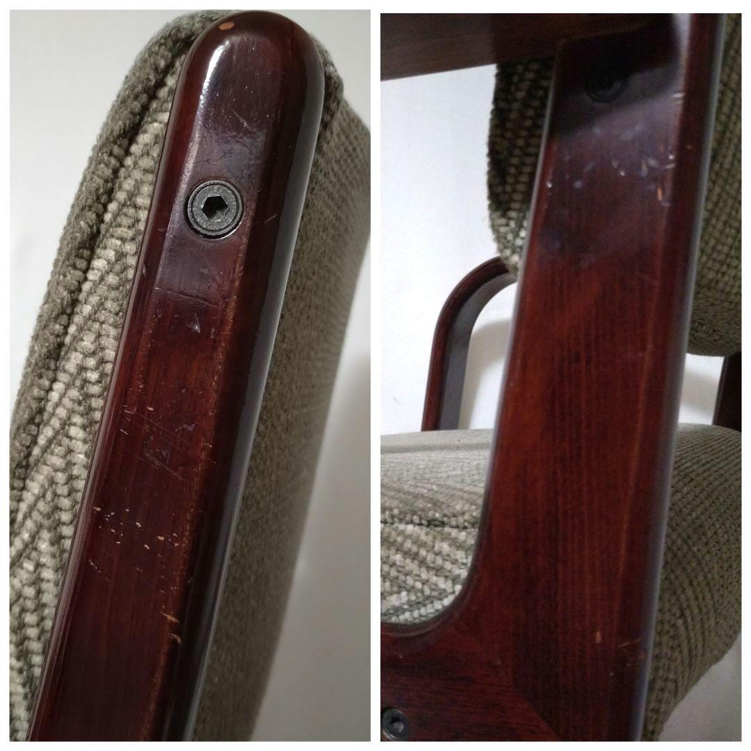 karimoku　オールドカリモク　デスクチェア　ヴィンテージ　ロッキング機能