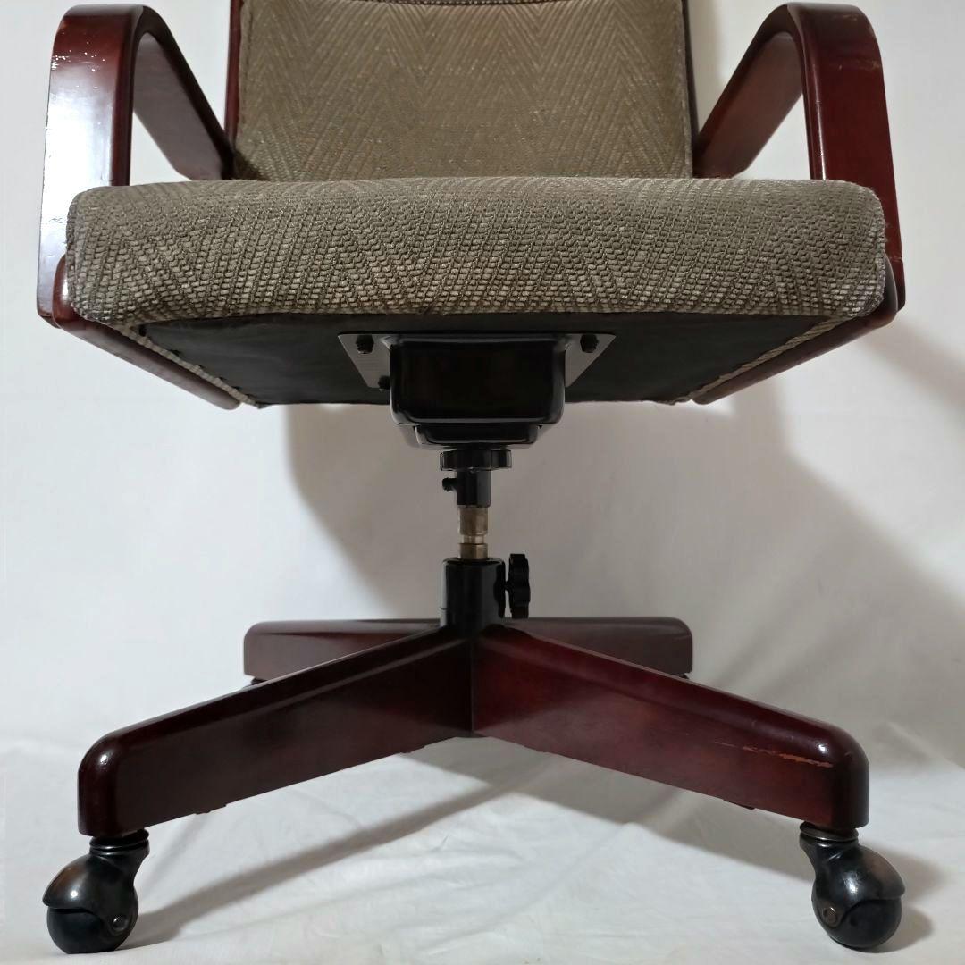 karimoku　オールドカリモク　デスクチェア　ヴィンテージ　ロッキング機能