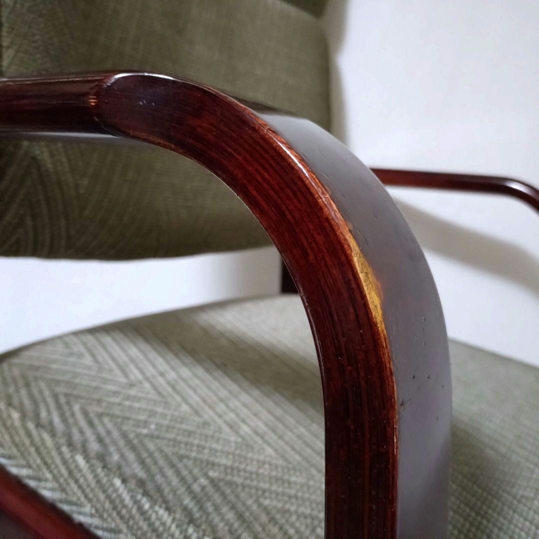 karimoku　オールドカリモク　デスクチェア　ヴィンテージ　ロッキング機能