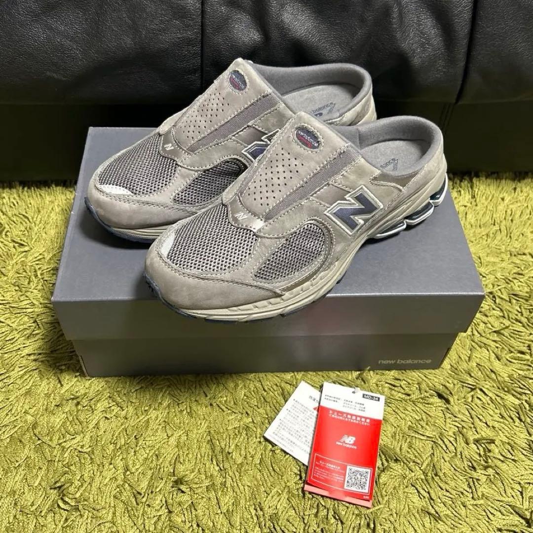 美品 ニューバランス m2002rmx ミュール スリッポン 25.5