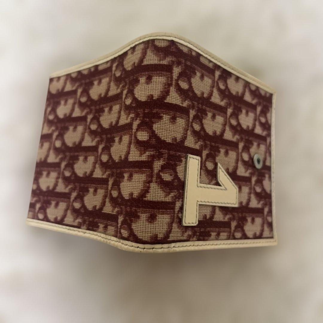 【極美品】クリスチャンディオール　三つ折り財布　トロッター１ギャランティ付き