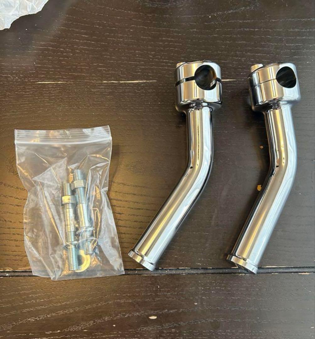 ハリケーン　ポスト　ライザー　ミリ　sr400 ビラーゴ　プルバック　8インチ