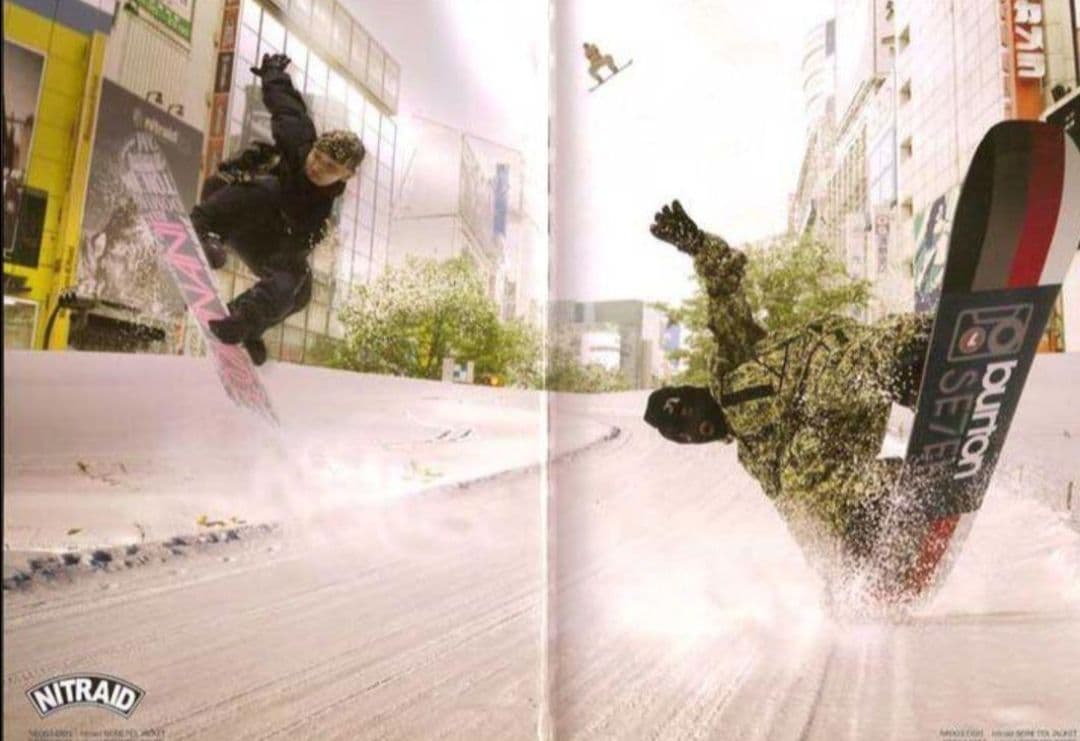 非売品　 nitraid　BURTONコラボ　Mサイズ　REALWEEDスノボ