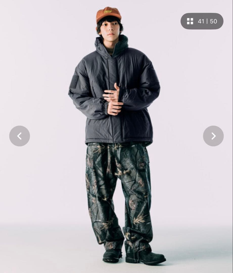 新品　ハイロフト プリマロフト ショートモンスター パーカー　オリーブ　Sサイズ