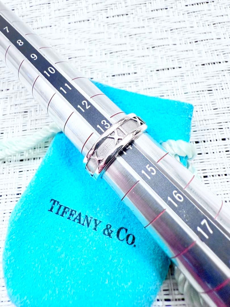 ティファニー　アトラス　指輪　リング　14号　研磨仕上げ済み美品 925