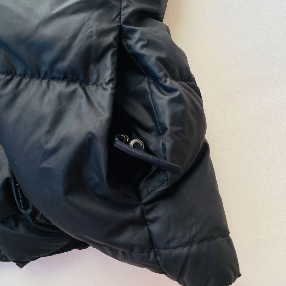 ラルフローレン　ダウンベスト　ショールカラー　リブニット切替　ドローコード