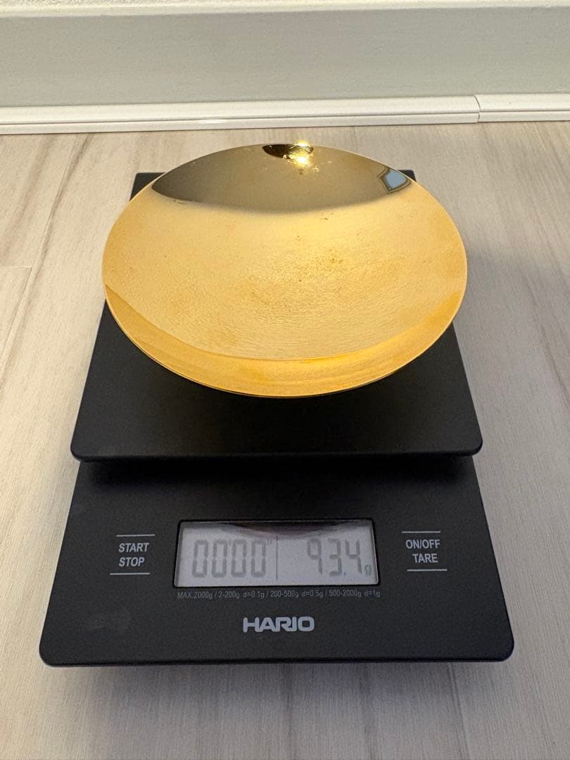 わ*ん様 純銀盃　93.4g (金メッキ) おまけ金メッキ金杯