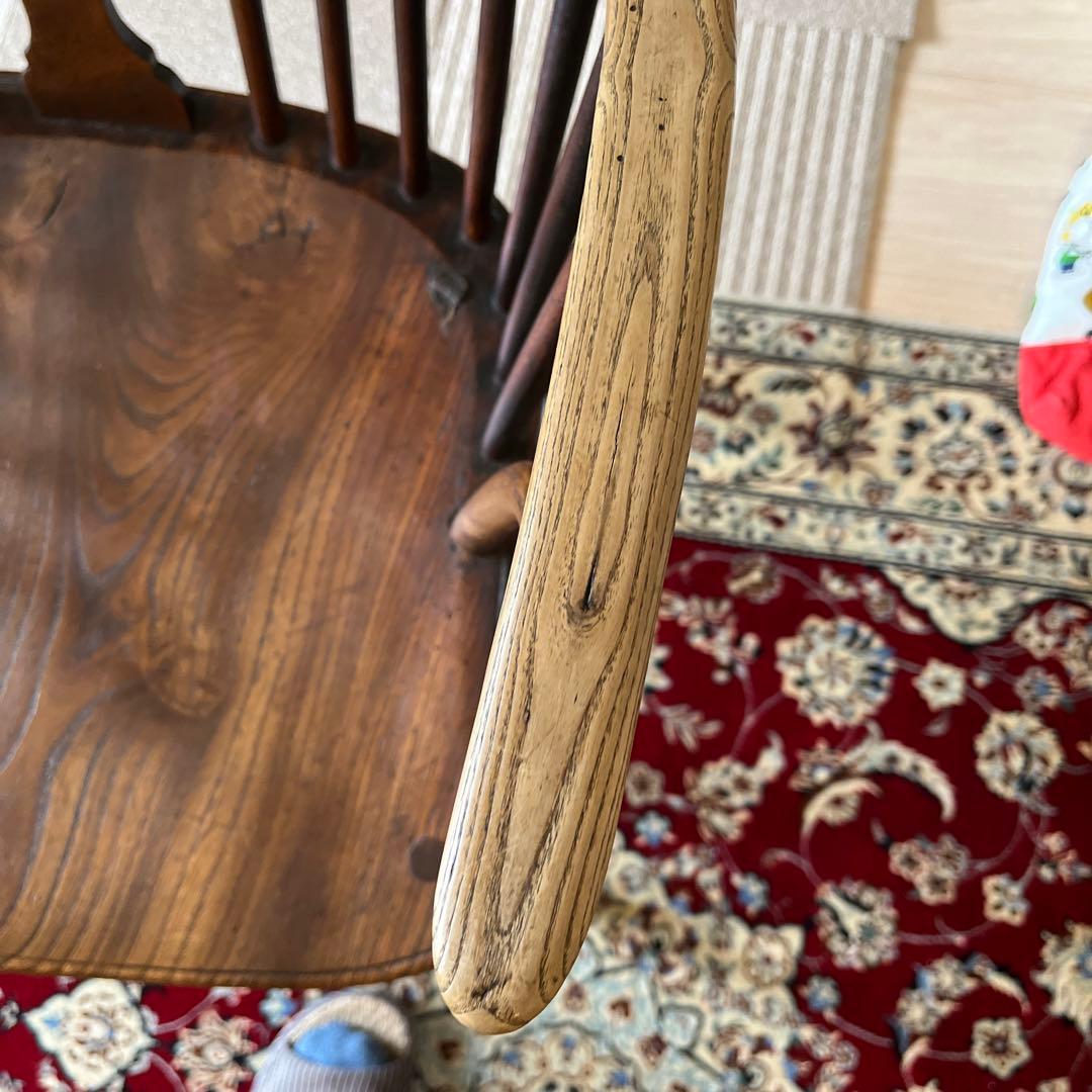 英国アンティーク ホイールバックウィンザーアームチェア