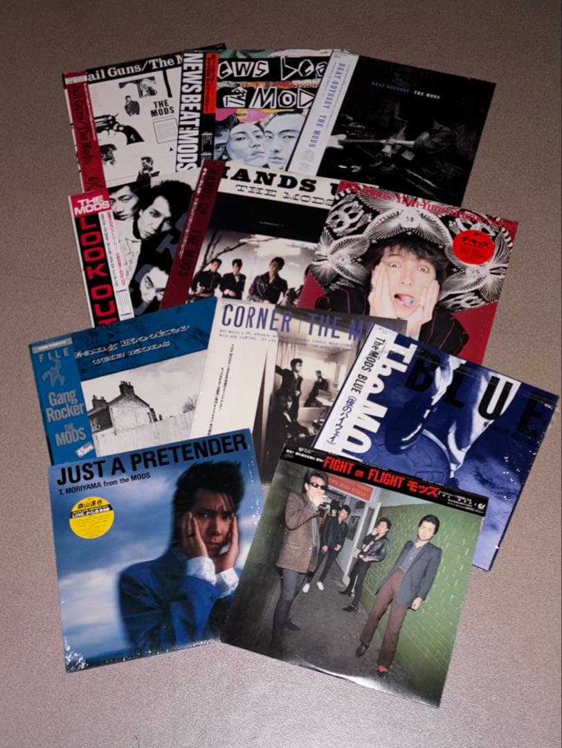 美盤　THE MODS 10枚　森山達也　1枚　パンク　ロックンロール