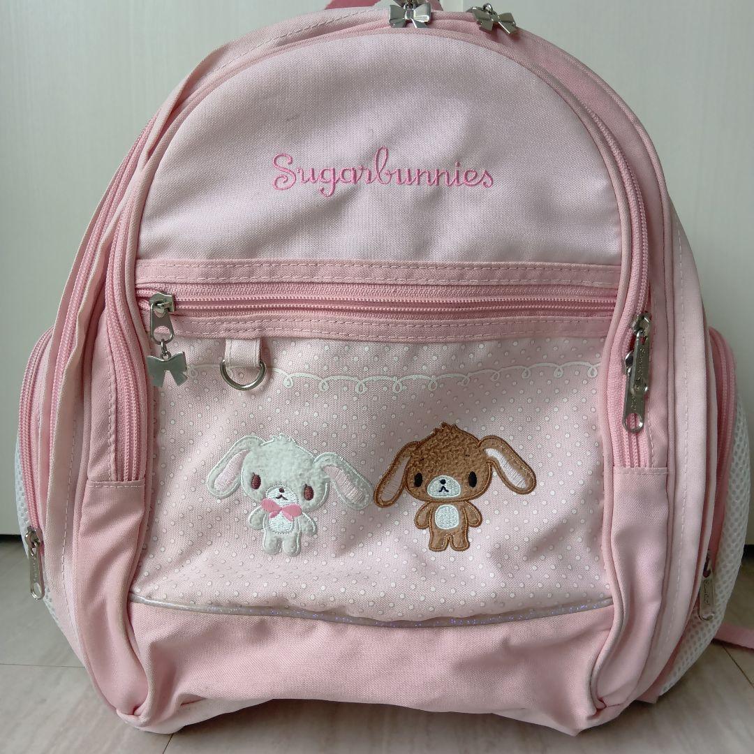 Sugarbunniesシュガーバニーズ　 リュック うさぎ刺繍　ピンク