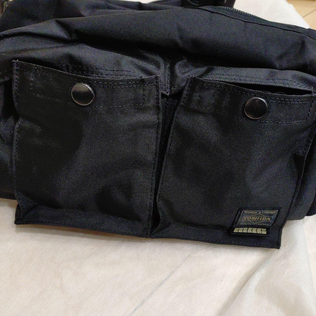 【希少美品】PORTER × M.U.G コラボ デニールナイロンウエストバッグ