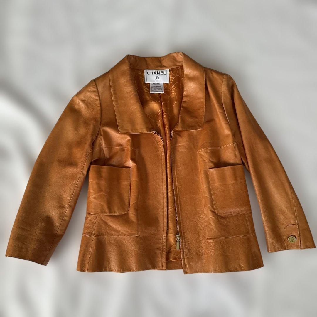 CHANEL レザージャケット 42