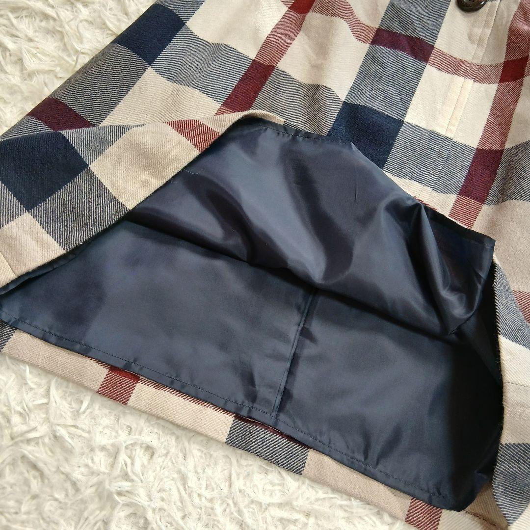 【BLUE LABEL CRESTBRIDGE】ウールビエラジャンパースカート