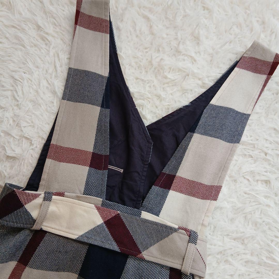 【BLUE LABEL CRESTBRIDGE】ウールビエラジャンパースカート