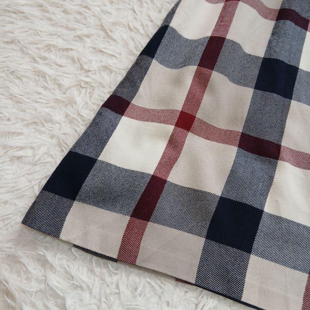 【BLUE LABEL CRESTBRIDGE】ウールビエラジャンパースカート