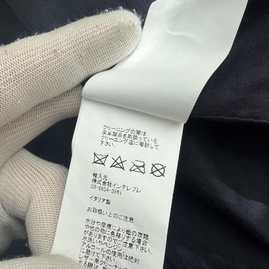 【美品✨52‼︎】EMMETI エンメティ JURI ラムレザーシングルライダース