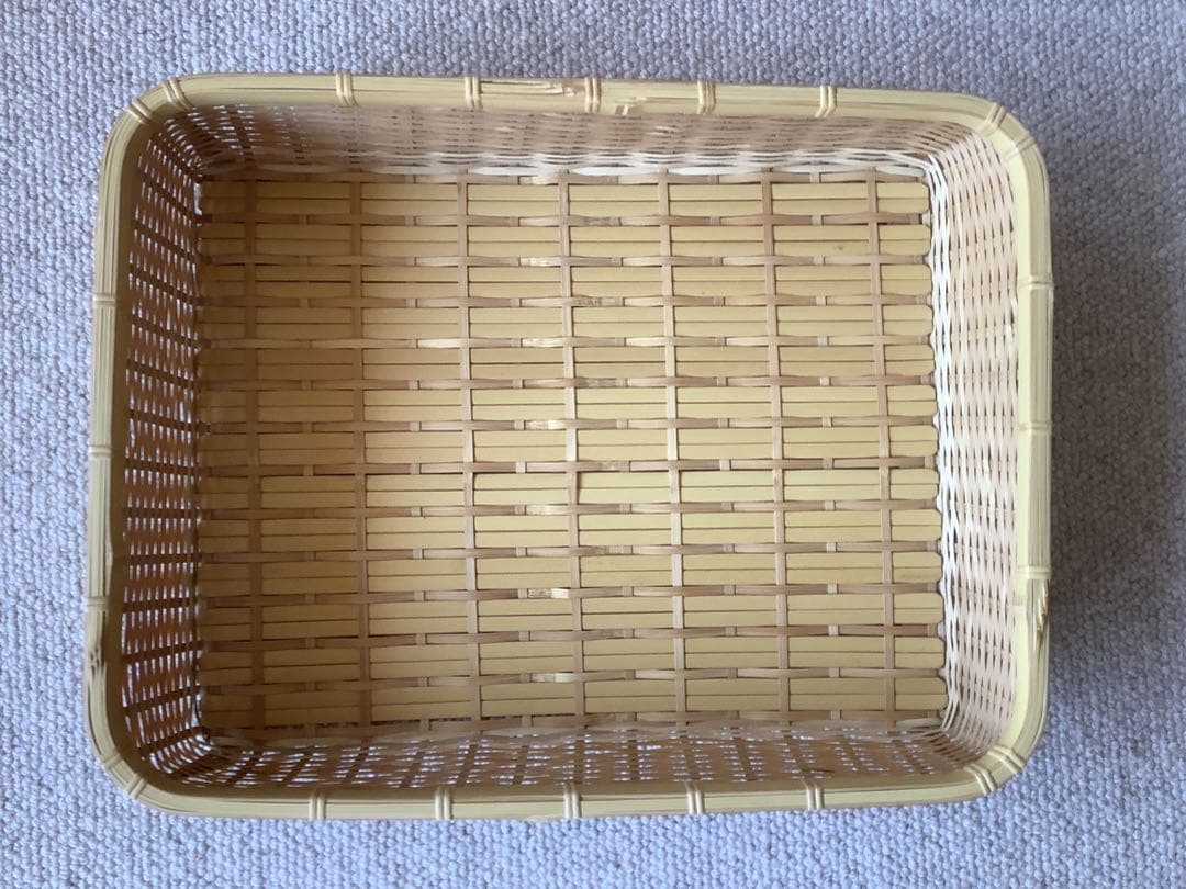 竹製 整理かご（中川政七商店、吉田直樹（吉田竹物）作）浅型 大
