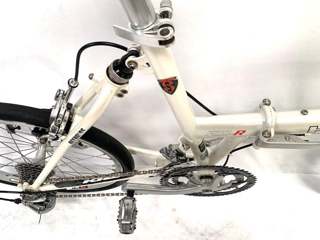 【即乘】KHS 折り畳み自転車REYNOLDS18速 20インチミニベロ小径車